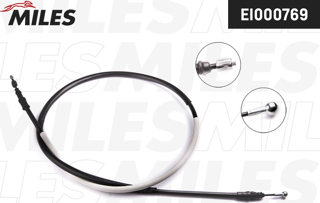 Трос ручника (тросик ручного тормоза) Miles. Артикул EI000769
