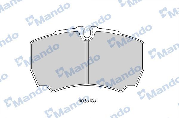 Тормозные колодки Mando. Артикул MBF015051