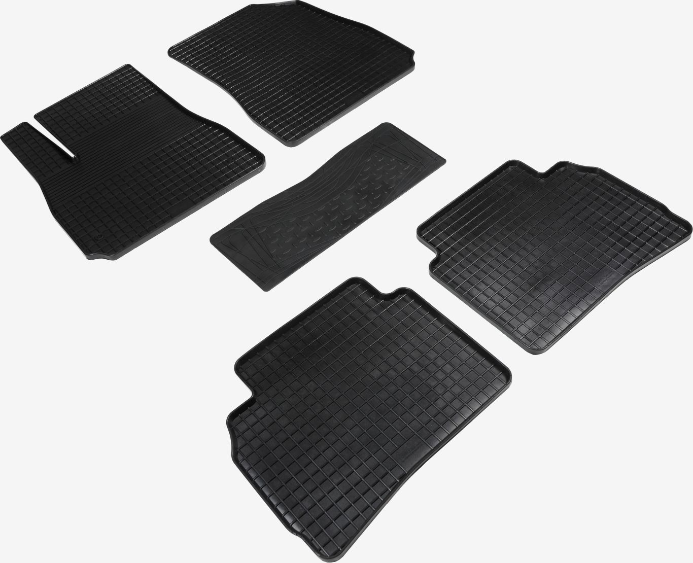 Коврики резиновые Seintex с узором сетка для салона Chevrolet Malibu IX 2015-2026. Артикул 89161