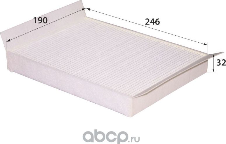 AC-834E 1668300018 (ФИЛЬТР САЛОННЫЙ) (RB-Exide). Артикул AC834E