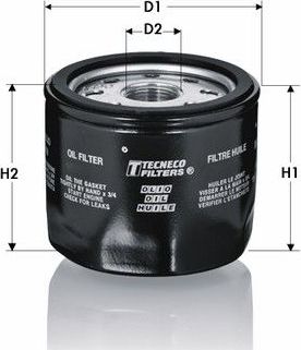 Масляный фильтр  Tecneco Filters. Артикул OL7032