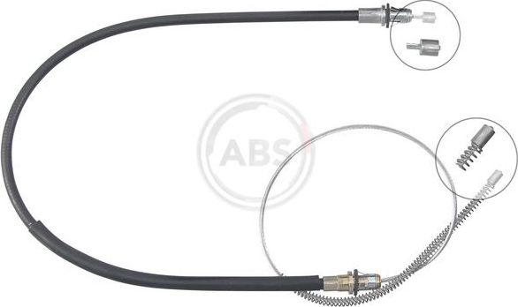 Трос ручника (тросик ручного тормоза) ABS задний правый для Dodge Caravan IV 2001-2007. Артикул K19958