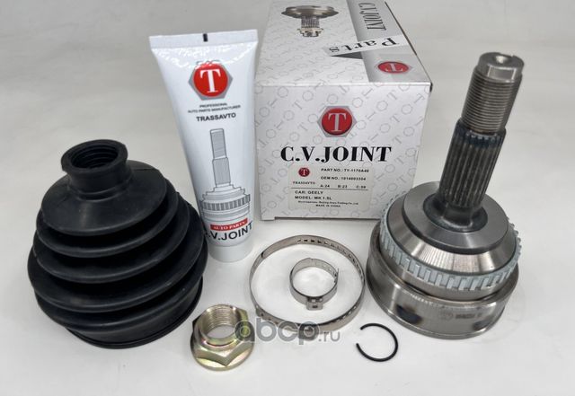 ШРУС Наружный с ABS 23/24 | перед прав/лев (Trassavto). Артикул TY1170A40