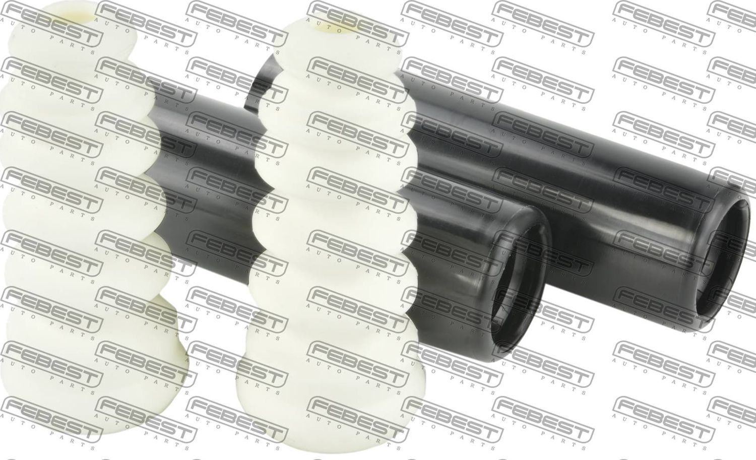 Комплект отбойников и пыльников амортизаторов (стоек) Febest. Артикул VWSHB-GOLVIR-KIT