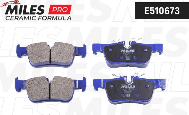 Тормозные колодки Miles (Керамика) задние для MINI Countryman II (F60) 2016-2026. Артикул E510673