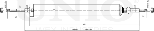 Амортизатор подвески (Unio). Артикул SAB-10759