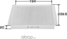 Фильтр салонный (VIC). Артикул AC002