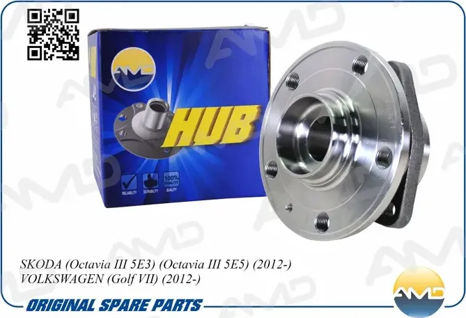 Ступица колеса VAG GOLF/OCTAVIA 12- перед. 85мм (AMD) AMD. Артикул AMDHUB77