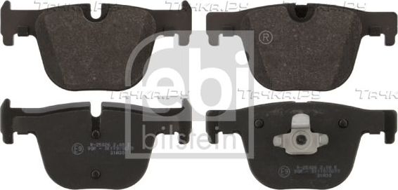 Тормозные колодки Febi Bilstein. Артикул 16867