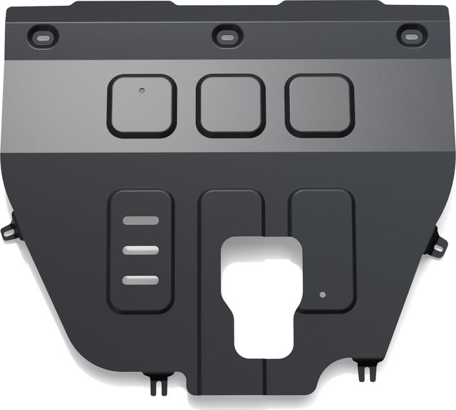 Защита АвтоБРОНЯ для картера и КПП Kia Sorento IV 4WD 2020-2026. Артикул 111.02853.1