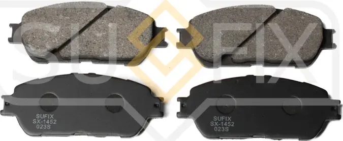 Колодки тормозные дисковые | перед прав/лев | (Sufix). Артикул SX-1452