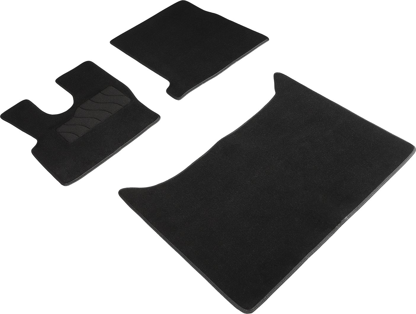 Коврики Seintex ворсовые для салона DAF XF 106 АКПП 2014-2026 ЧЕРНЫЕ. Артикул 95052