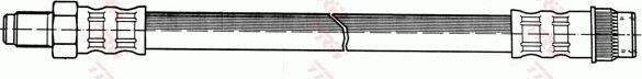 Тормозной шланг TRW задний правый/левый для Renault 21 1986-1989. Артикул PHA266