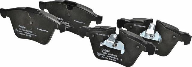 Тормозные колодки Delphi (Low-Metallic). Артикул LP2114