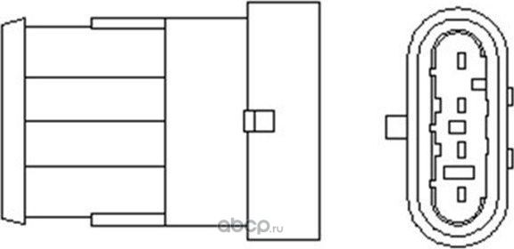 Лямбда-зонд (кислородный датчик) Magneti Marelli. Артикул 466016355002