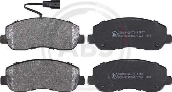 Тормозные колодки ABS. Артикул 37848