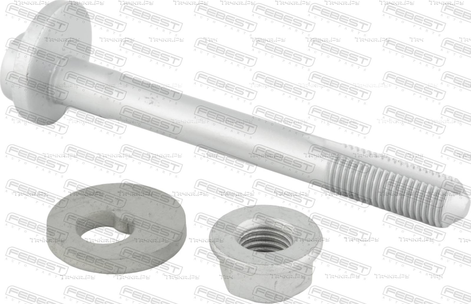 БОЛТ С ЭКСЦЕНТРИКОМ (КОМПЛЕКТ) Febest. Артикул 1629-204-KIT
