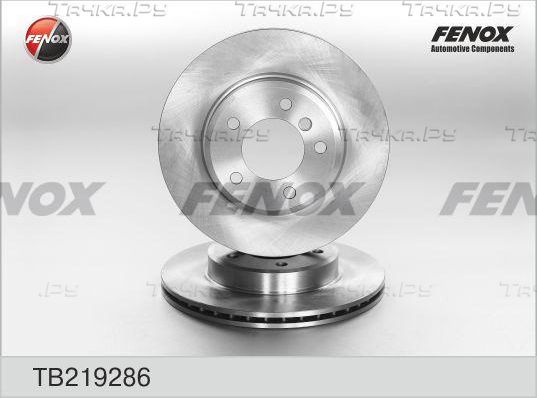 Тормозной диск Fenox передний для BMW Z4 I (E85/E86) 2002-2008. Артикул TB219286