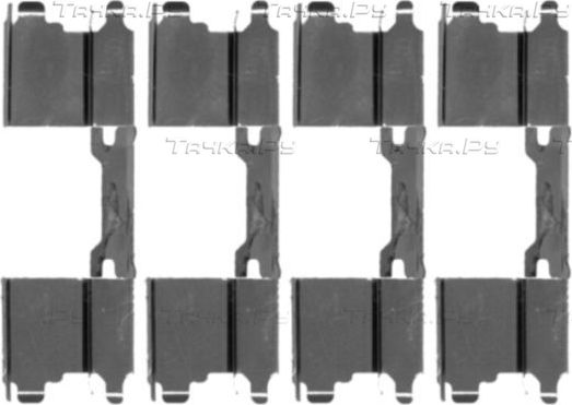 Ремкомплект тормозных колодок Hella. Артикул 8DZ 355 203-501