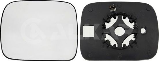 Зеркальное стекло бокового зеркала Alkar левое для Nissan Terrano II 1993-2007. Артикул 6401546