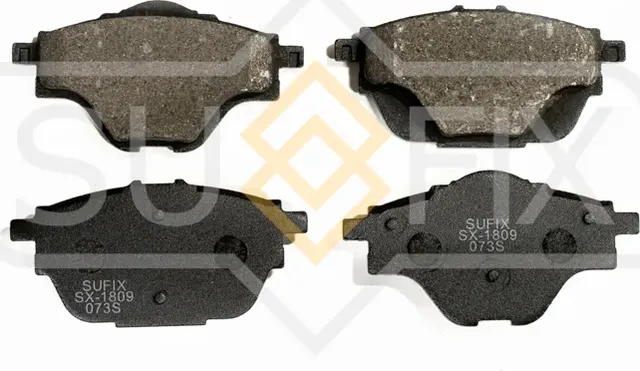 Колодки тормозные задние (Sufix). Артикул SX1809