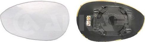 Зеркальное стекло бокового зеркала Alkar левое для Fiat Punto III Punto 2012-2018. Артикул 6411547