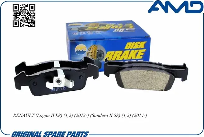 Колодка дискового тормоза 410602396R/AMD.BF576 AMD AMD. Артикул AMDBF576