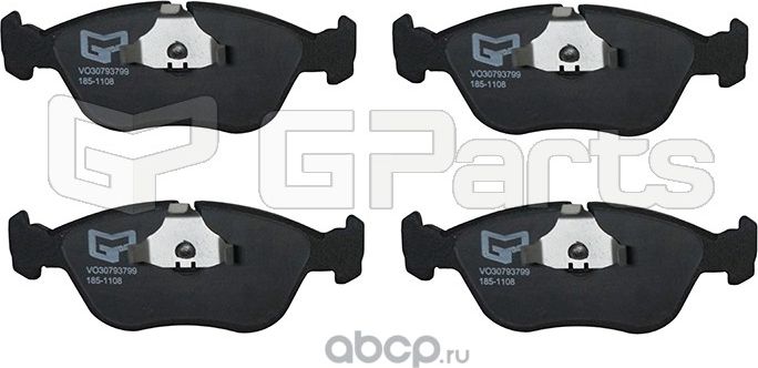 (Производитель  GPARTS) GParts Тормозные колодки, передние ПРОИЗВОДИТЕЛЬ GParts. Артикул VO30793799