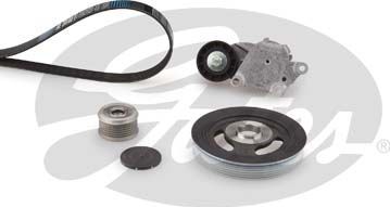 Приводной ремень поликлиновой с роликами (комплект) Gates Micro-V®. Артикул K196PK975