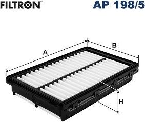 Воздушный фильтр Filtron для Kia K5 III 2020-2026. Артикул AP 198/5