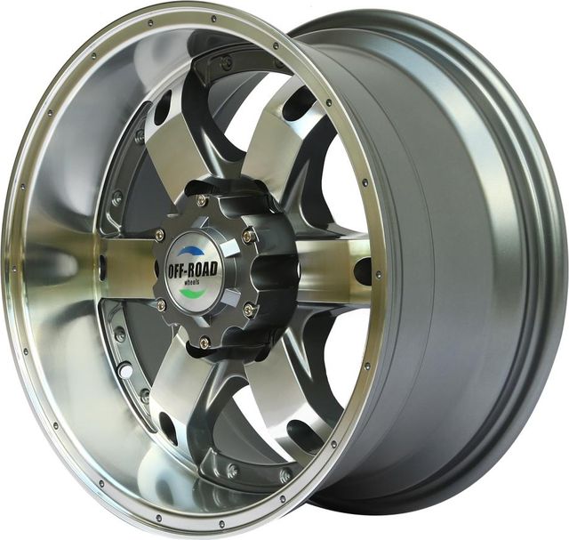 Колёсный диск OFF-ROAD Wheels усиленный литой серебристый 6x139,7 8xR16 d110 ET+10 для Mitsubishi L400 1995-2006. Артикул A1680-63910GMP+10