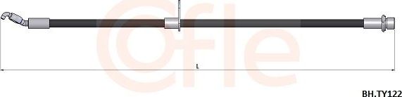 Тормозной шланг Cofle. Артикул 92.BH.TY122