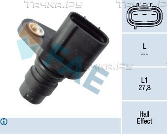 Датчик положения коленвала FAE для Opel Astra H 2004-2014. Артикул 79403