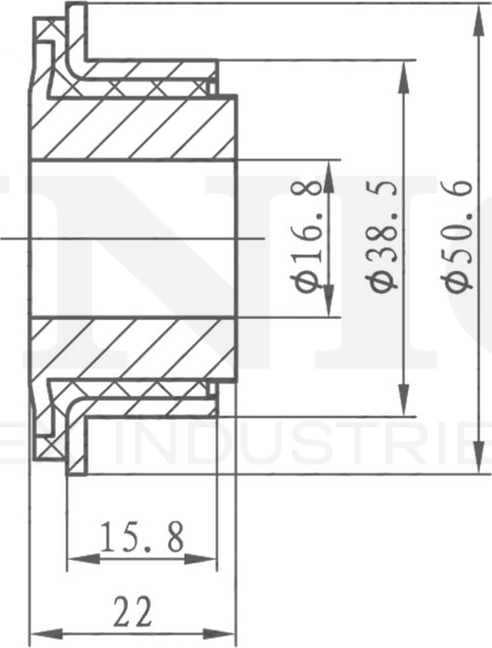 Сайлентблоки, комплект (Unio). Артикул RMP-20456
