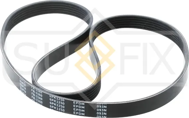 Ремень поликлиновый 6PK1250 (Sufix). Артикул FB-3160