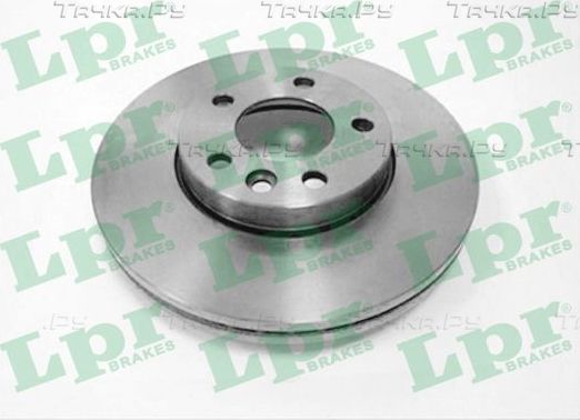 Тормозной диск LPR TOTAL COATED передний для Volkswagen Transporter T5 2003-2015. Артикул V2005VR