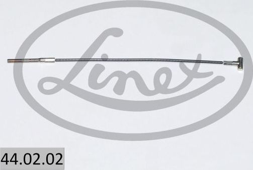 Трос ручника (тросик ручного тормоза) Linex. Артикул 44.02.02