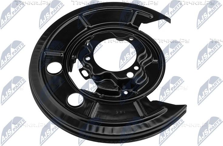 Кожух (щиток) тормозного диска NTY задний правый для Peugeot Boxer III 2006-2026. Артикул HTO-FT-001