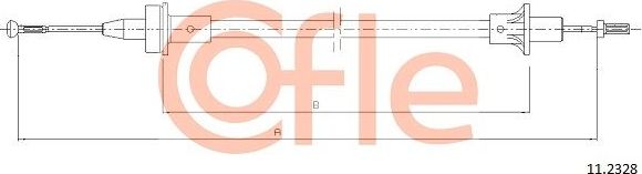 Трос сцепления Cofle. Артикул 92.11.2329