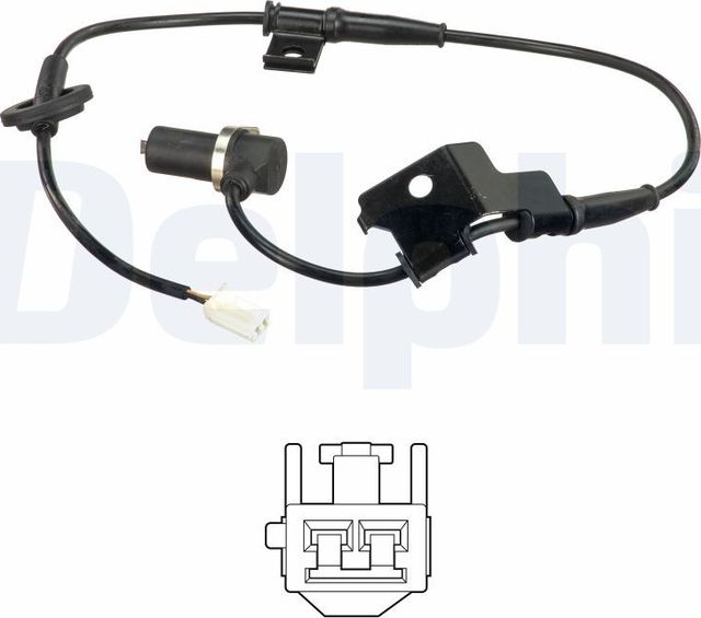Датчик ABS Delphi для Hyundai Sonata IV (EF) 1998-2001. Артикул SS20614