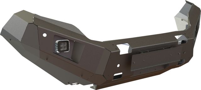 Бампер силовой передний STC тип Revo для Toyota Land Cruiser Prado 150 2009-2013 с противотуманными фарами. Артикул STC-TLCP150-BFR-L1