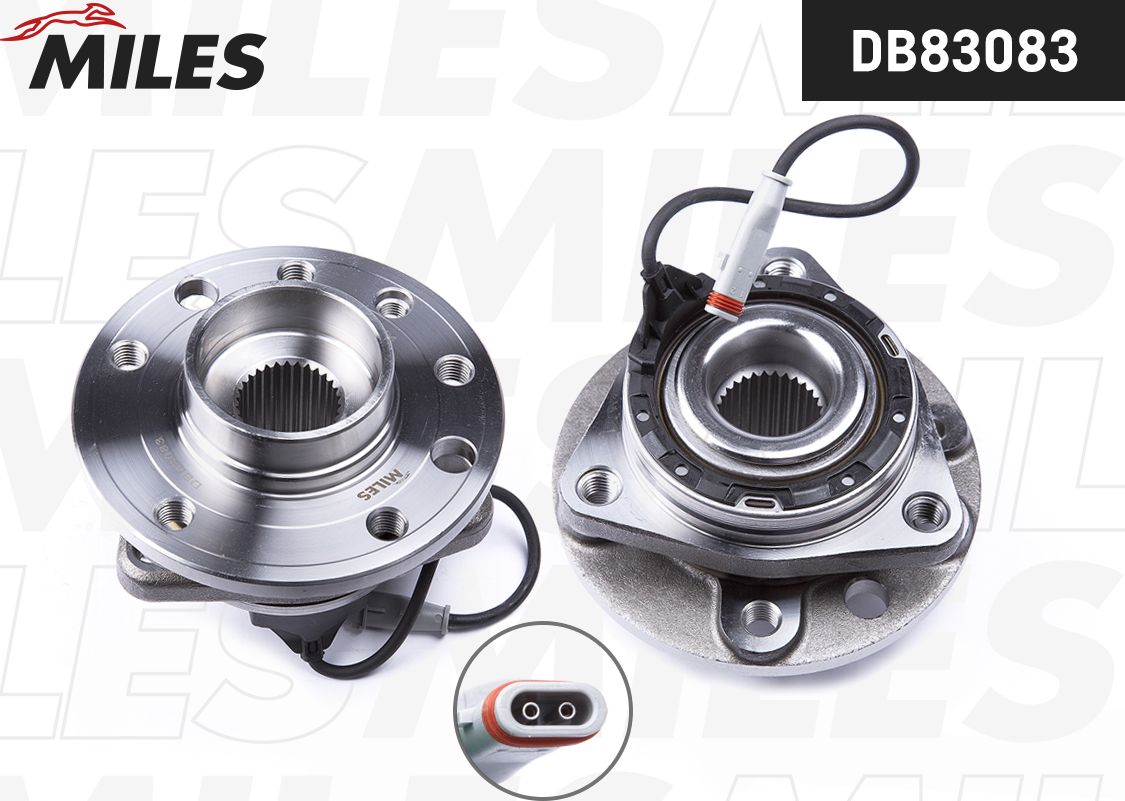 Ступица колеса с интегрированным подшипником Miles. Артикул DB83083