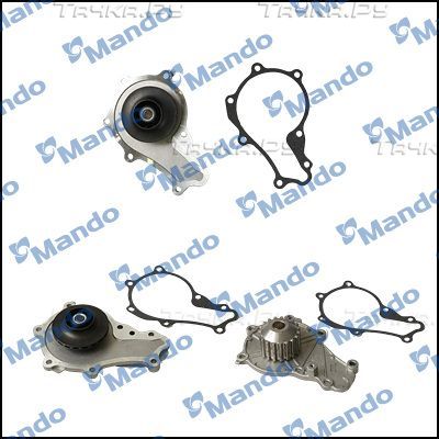 Помпа (водяной насос) Mando для Peugeot 307 I 2005-2008. Артикул MMC010037