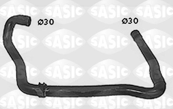 Патрубок радиатора (системы охлаждения) Sasic левый нижний для Peugeot 106 I 1996-2004. Артикул SWH0484