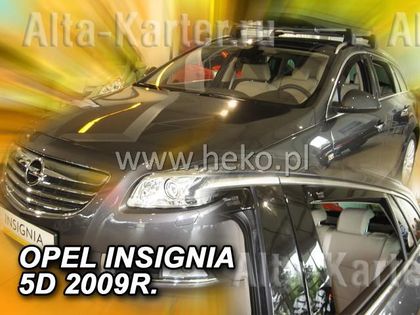 Дефлекторы Heko для окон Opel Insignia универсал 2008-2024. Артикул 25382