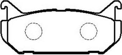 Тормозные колодки HSB. Артикул HP5125