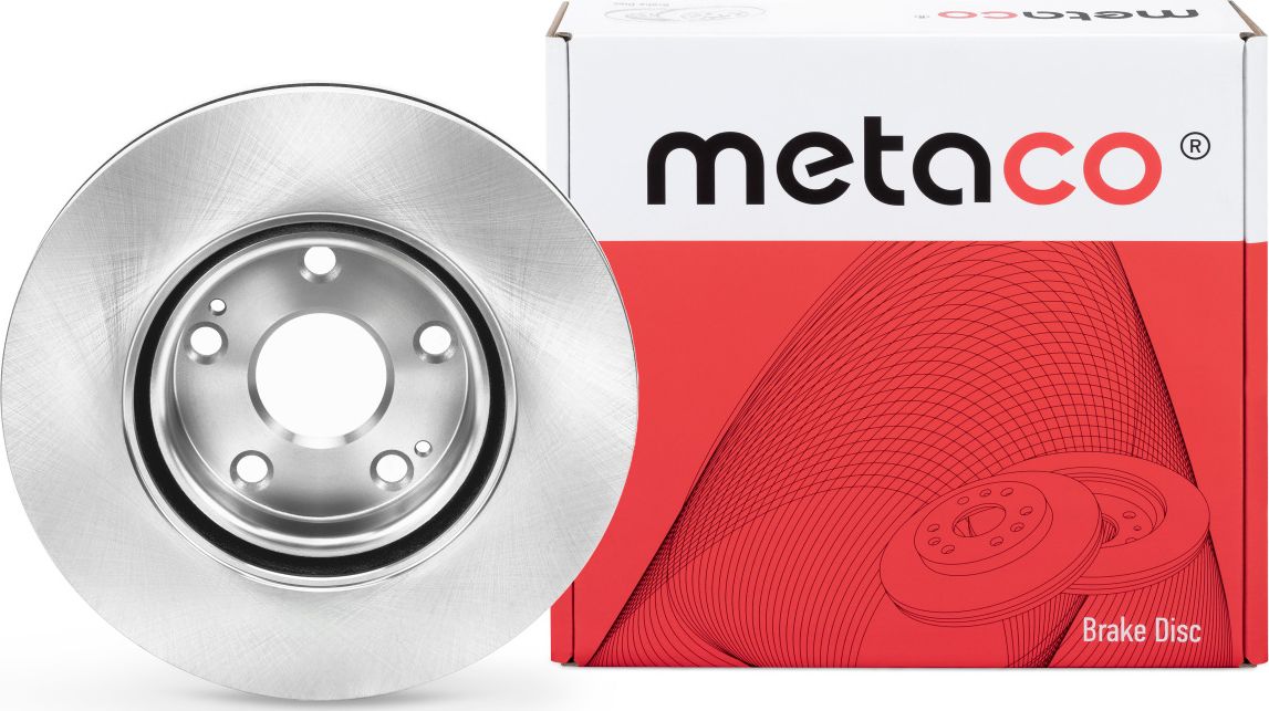 Диск тормозной передний вентилируемый (Metaco). Артикул 3050454