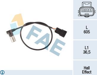 Датчик положения распредвала FAE. Артикул 79432