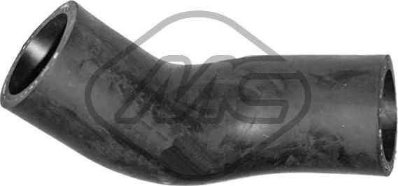 Патрубок радиатора (системы охлаждения) Metalcaucho (резина). Артикул 98627