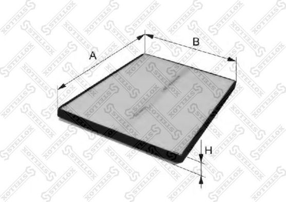 Салонный фильтр Stellox. Артикул 71-10046-SX